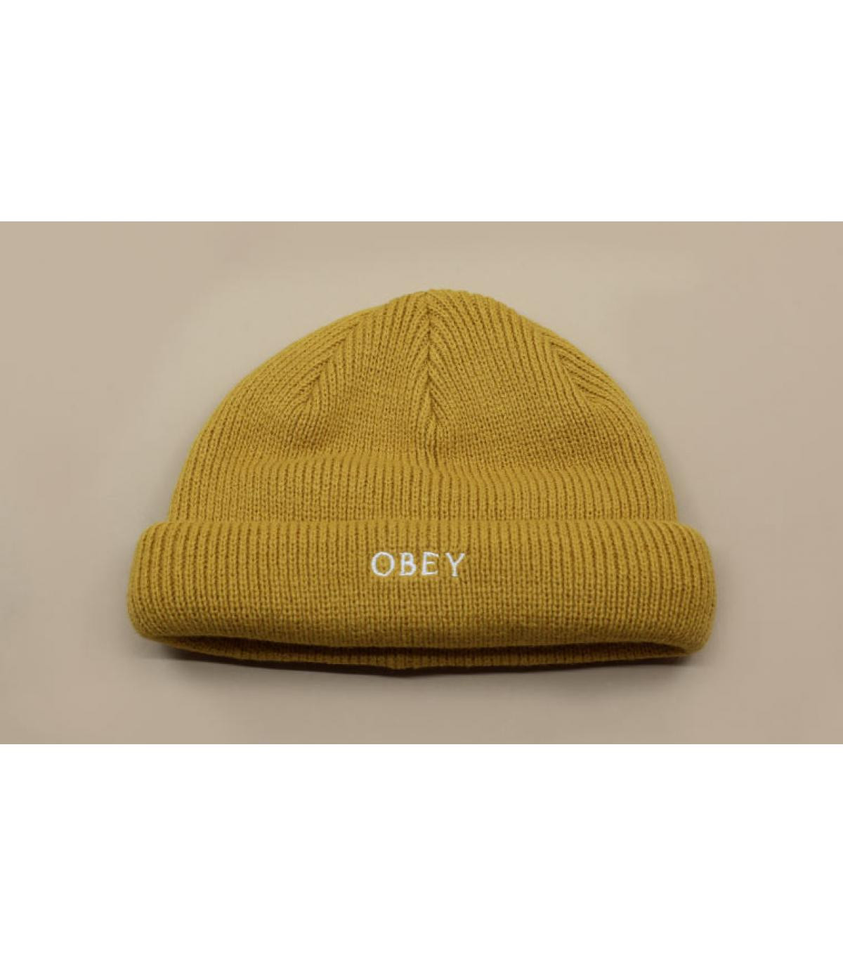 Rollup Beanie golden palm Obey